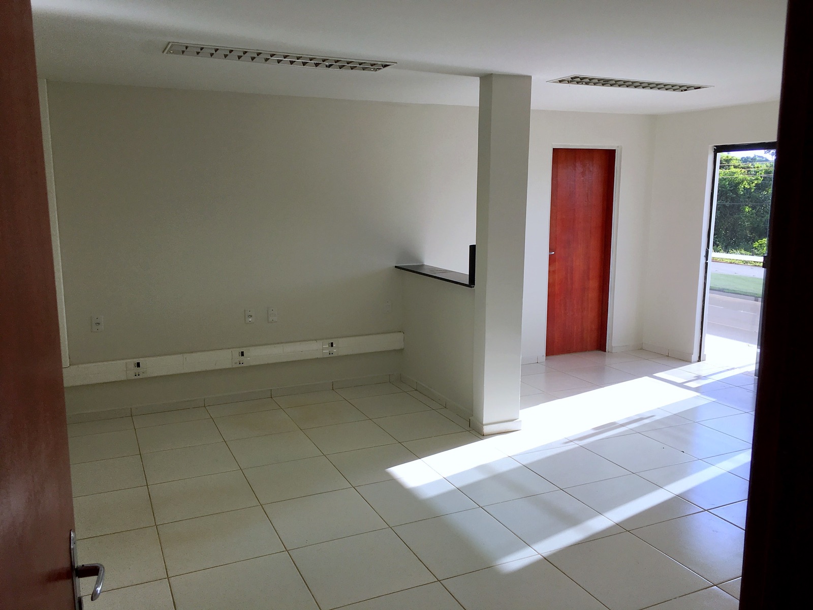 Sala administrativa acabada