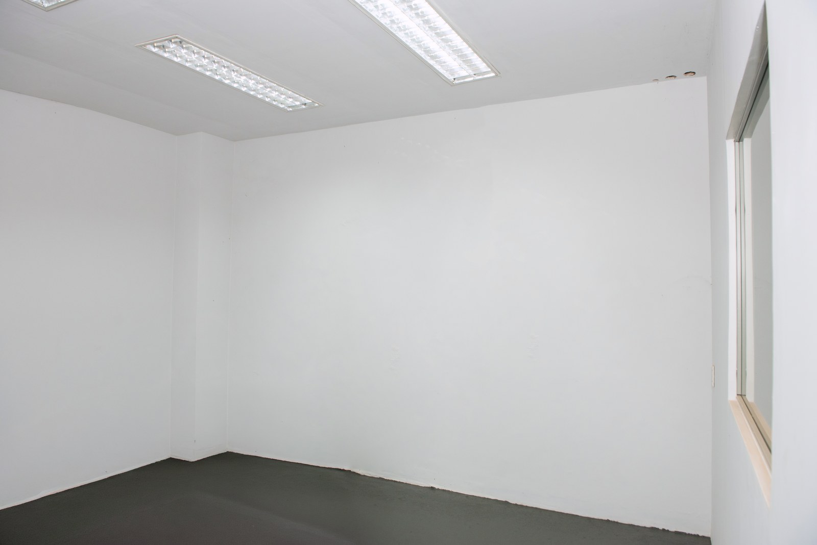 Office room with a drop ceiling and lighting in Warehouse 10